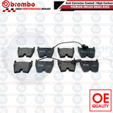 FOR AUDI RS4 B7 FRONT GENUINE BREMBO 2 PIECE FLOATING BRAKE DISCS PADS SET 365mm