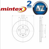 FOR AUDI SEAT SKODA VW FRONT PREMIUM QUALITY MINTEX BRAKE DISCS PADS 256mm