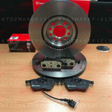 FOR AUDI S3 TT SEAT IBIZA LEON VW BORA GOLF FRONT BREMBO BRAKE DISCS PADS 312mm