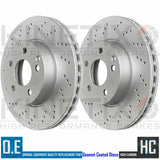 FOR MERCEDES C220d E220d C250d E250d AMG SPORT FRONT REAR BRAKE DISCS PADS WIRES