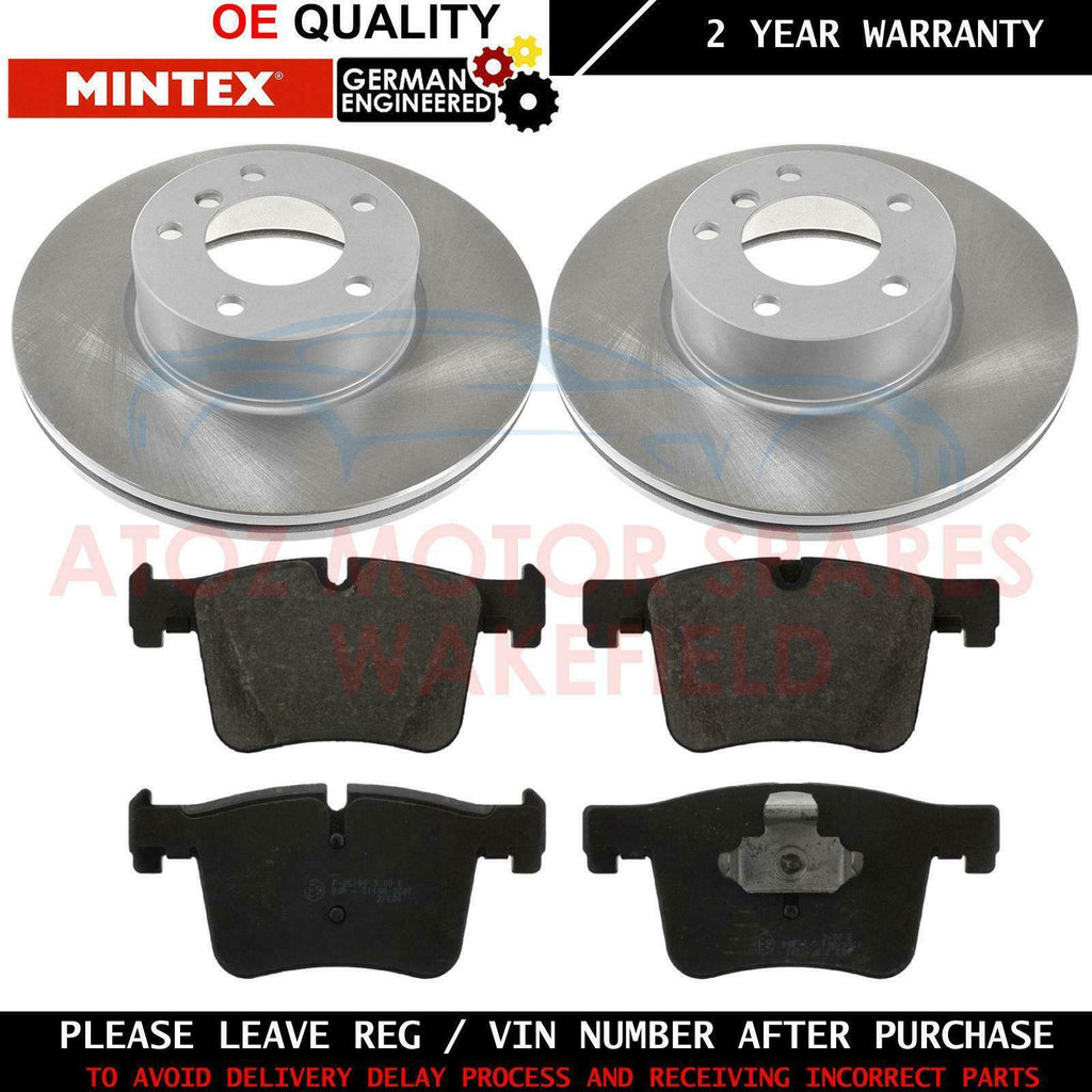 FOR BMW 3 SERIES 320d 11- FRONT MINTEX BRAKE DISCS BRAKE PADS SET KIT 312mm