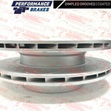 FOR BMW E36 M3 3.0 3.2 EVO Z3M Z3 M FRONT AND REAR KINETIX GROOVED BRAKE DISCS