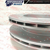 FOR BMW E36 M3 3.0 3.2 EVO Z3M Z3 M FRONT AND REAR KINETIX GROOVED BRAKE DISCS