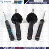 FOR BMW E46 M3 3.2 FRONT + REAR SHOCK ABSORBER STRUTS SHOCKERS SACHS BOGE GERMAN