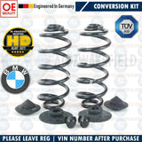 FOR BMW E61 ESTATE TOURING REAR AIR SUSPENSION BAG TO COIL SPRING CONVERSION KIT