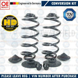 FOR BMW E61 ESTATE TOURING REAR AIR SUSPENSION BAG TO COIL SPRING CONVERSION KIT