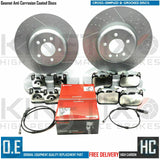 FOR BMW M140i F20 FRONT REAR DIMPLE GROOVED BRAKE DISCS BREMBO PADS WEAR SENSORS