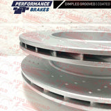 FOR BMW M3 Z3 M 3.0 3.2 REAR KINETIX DIMPLED AND GROOVED BRAKE DISCS SET