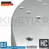 FOR BMW M5 F10 KINETIX FRONT REAR LEFT RIGHT CROSS DRILLED BRAKE DISCS 400m 396m