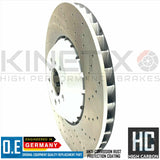 FOR BMW M5 F10 KINETIX FRONT REAR LEFT RIGHT CROSS DRILLED BRAKE DISCS 400m 396m