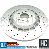 FOR BMW M5 F10 KINETIX FRONT REAR LEFT RIGHT CROSS DRILLED BRAKE DISCS 400m 396m