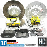 FOR BMW M5 F10 FRONT REAR BRAKE DISCS TEXTAR PADS WEAR WIRE SENSORS 400mm 396mm