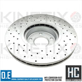 FOR BMW X5 X6 35d M SPORT FRONT REAR CROSS DRILLED BRAKE DISCS 348mm 320mm FR RR