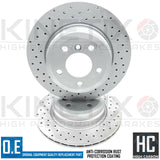 FOR BMW X5 X6 35d M SPORT FRONT REAR CROSS DRILLED BRAKE DISCS 348mm 320mm FR RR