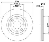 FOR CITROEN DS3 FRONT MINTEX BRAKE DISCS PADS SET 226mm VENTED