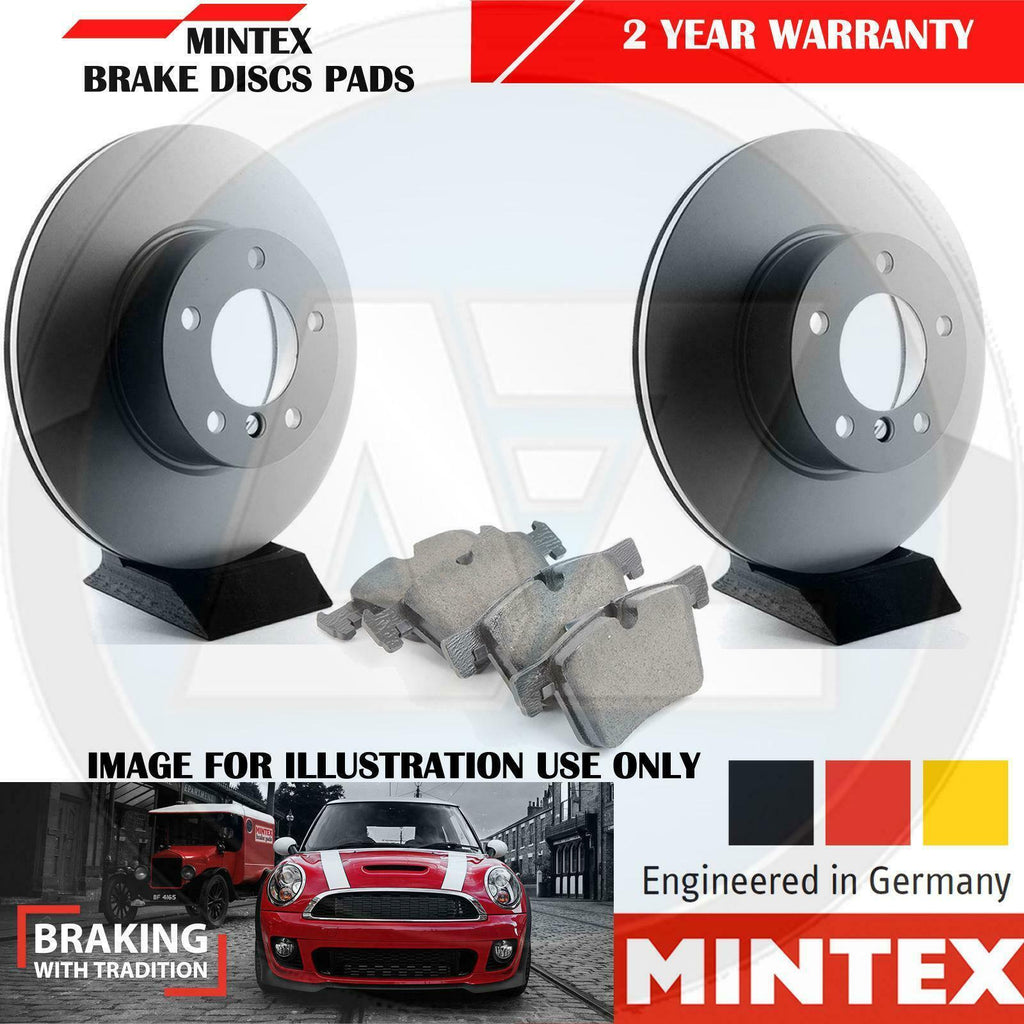 FOR FORD C-MAX FOCUS KUGA FRONT MINTEX BRAKE DISCS AND BRAKE PADS KIT SET 300mm