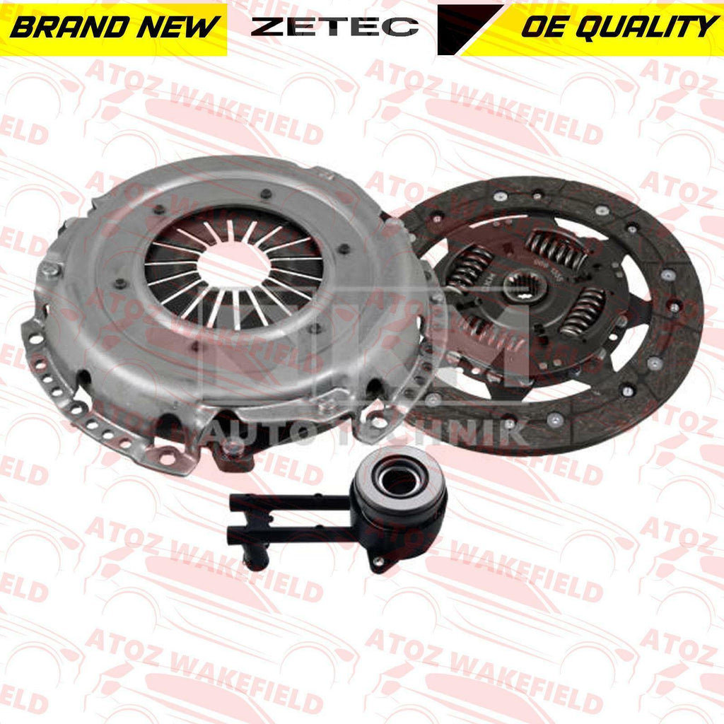 FOR FORD FIESTA FOCUS MONDEO C-MAX 1.6 ZETEC CLUTCH KIT + CSC CYLINDER BEARING