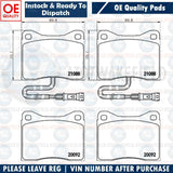 FOR FORD SIERRA COSWORTH FRONT PREMIUM OE QUALITY BRAKE PADS WIRE SENSOR FR