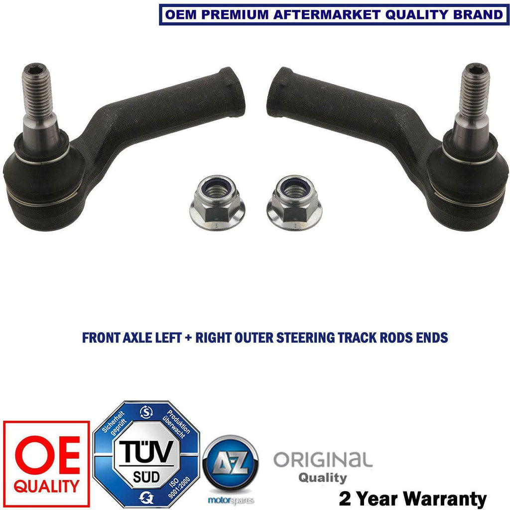 FOR FORD VOLVO LAND ROVER X2 FRONT AXLE OUTER STEERING TIE TRACK RACK RODS ENDS