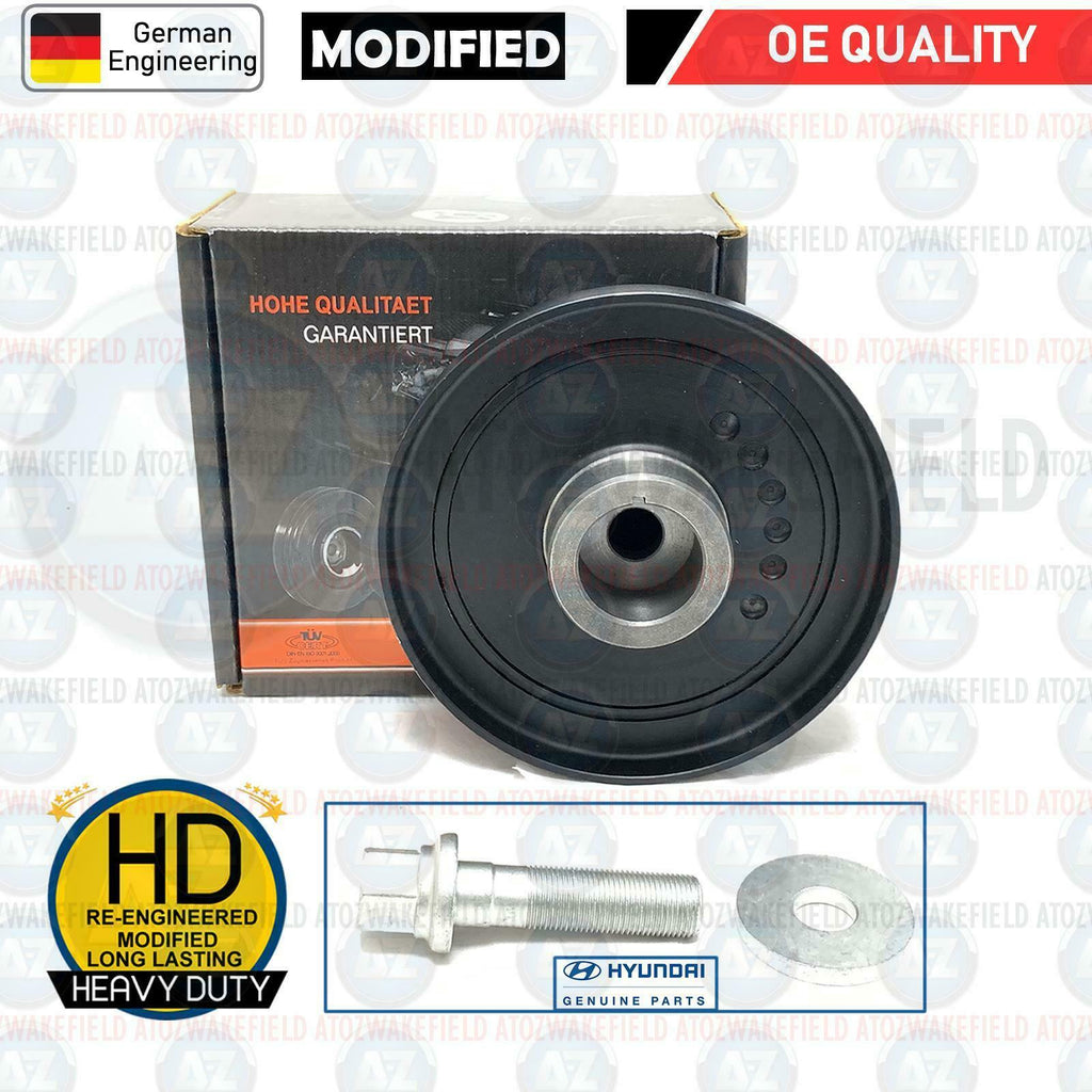 FOR IX35 SANTA FE KIA SORENTO SPORTAGE 2.0 2.2 CRDi DIESEL CRANK SHAFT PULLEY