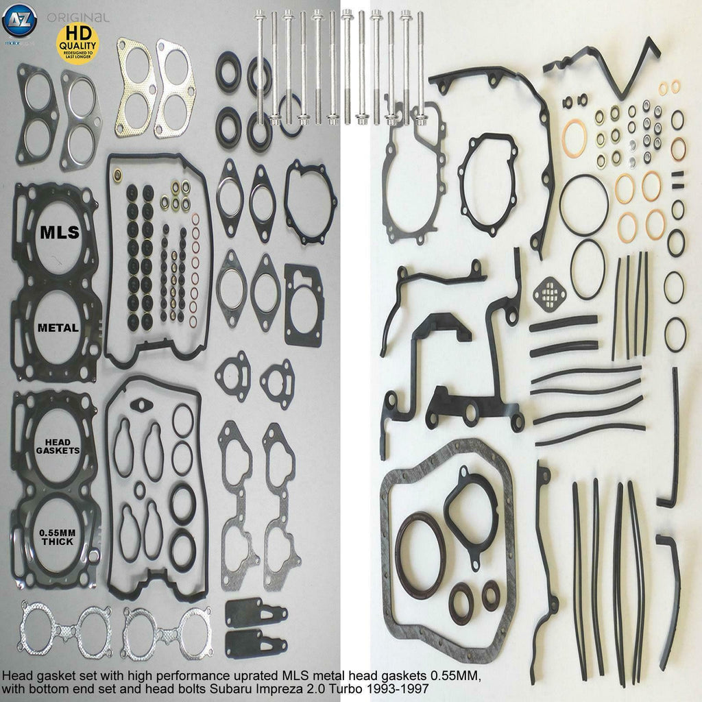 FOR IMPREZA 94-97 FOR LEGACY 91-94 TURBO EJ20GN EJ20 VRS ENGINE HEAD GASKET SET