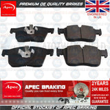 FOR JAGUAR F PACE XE XF FRONT PREMIUM QUALITY APEC BRAKE PADS SET (350mm) NEW