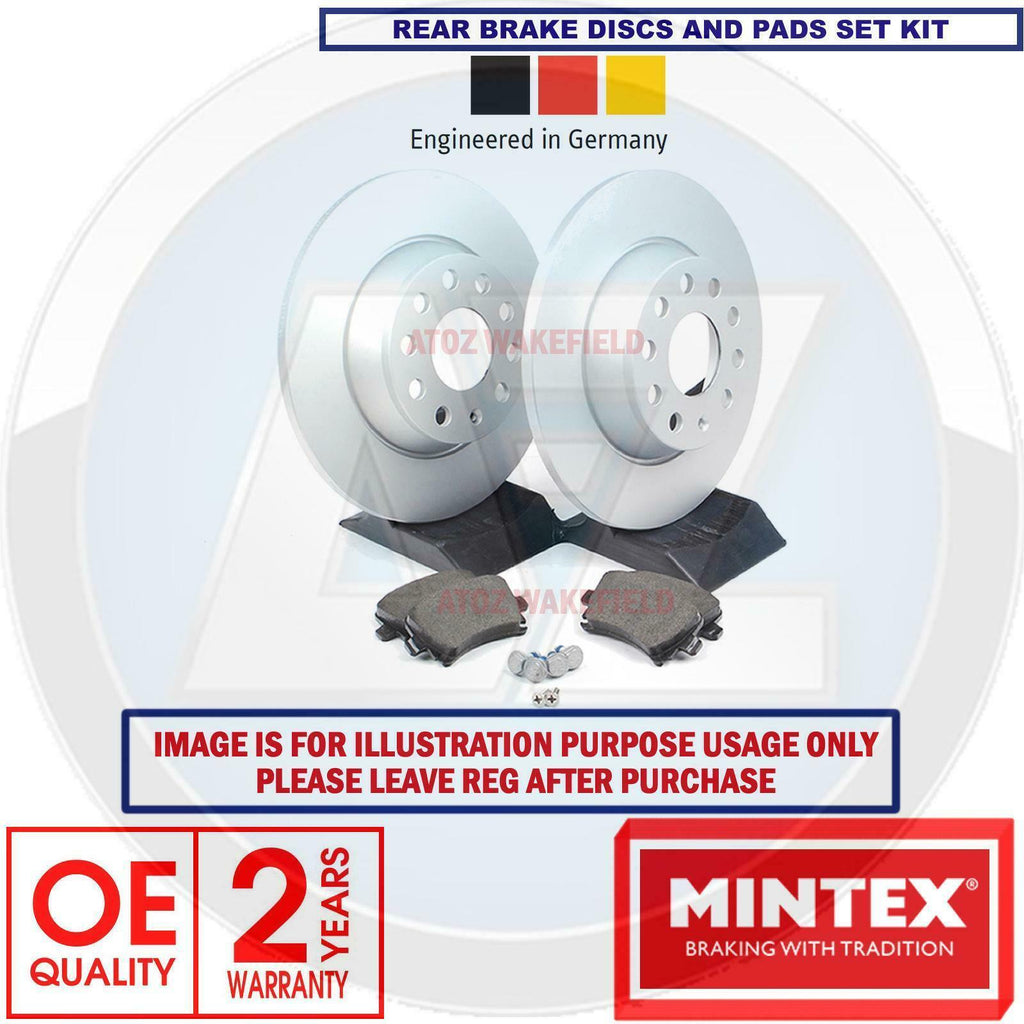 FOR JAGUAR S TYPE 2.5 2.7 3.0 4.0 V6 V8 REAR MINTEX BRAKE DISCS BRAKE PADS SET