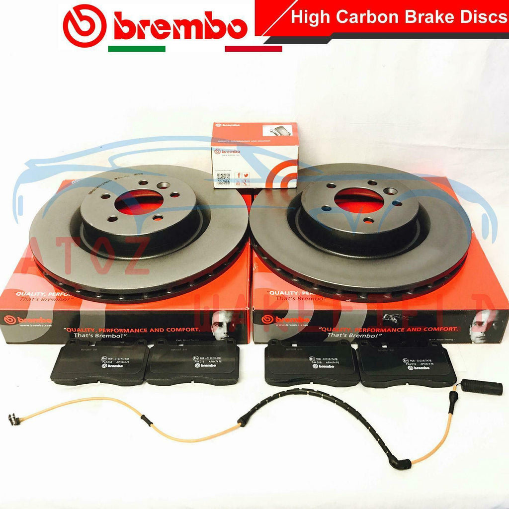 FOR LAND ROVER RANGE ROVER SPORT FRONT BREMBO BRAKE DISCS PADS SENSOR KIT 360mm