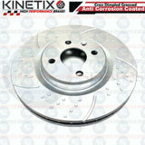 FOR LOTUS 2 ELEVEN ELISE EUROPA EXIGE DIMPLED GROOVED REAR BRAKE DISCS 288mm