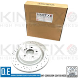 FOR MERCEDES GLA45 AMG 2014-2019 DRILLED & GROOVED REAR BRAKE DISCS PAIR 330mm