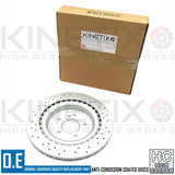 FOR MERCEDES GLA45 AMG 2014-2019 DRILLED & GROOVED REAR BRAKE DISCS PAIR 330mm