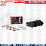 FOR MERCEDES A45 CLA45 GLA45 AMG FRONT REAR PREMIUM BREMBO BRAKE PADS & SENSOR