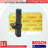 FOR MERCEDES CHRYSLER JEEP SMART BOSCH CRANKSHAFT POSITION SENSOR A0031532828