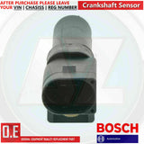 FOR MERCEDES CHRYSLER JEEP SMART BOSCH CRANKSHAFT POSITION SENSOR A0031532828