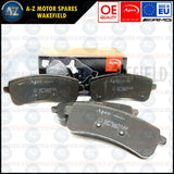 FOR MERCEDES C63 AMG 2014- REAR PREMIUM APEC BRAKE PADS WIRE SENSORS (360mm)