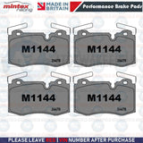 FOR MINI COOPER S JOHN COOPER WORKS MINTEX RACING PERFORMANCE BRAKE PADS M1144