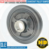 FOR MITSUBISHI L200 SHOGUN SPORT 2.5 TD 4D56 DIESEL CRANKSHAFT PULLEY DAMPER KIT