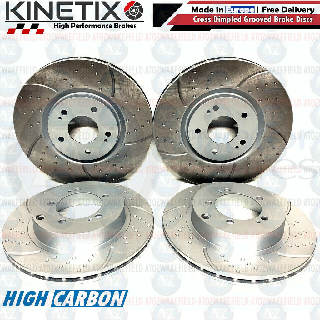 FOR MITSUBISHI LANCER EVO 7 8 9 FRONT REAR PERFORMANCE BRAKE DISCS 320mm 300mm