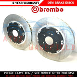 FOR MITSUBISHI LANCER EVO X 10 FRONT BREMBO 2 PIECE BRAKE DISCS & PADS SET 350mm