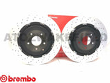 FOR NISSAN GT-R R35 GTR 07-21 REAR GENUINE BREMBO OEM BRAKE DISCS PAIR 380mm