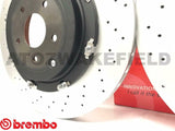 FOR NISSAN GT-R R35 GTR 07-21 REAR BREMBO FLOATING BRAKE DISCS APEC PADS 380mm