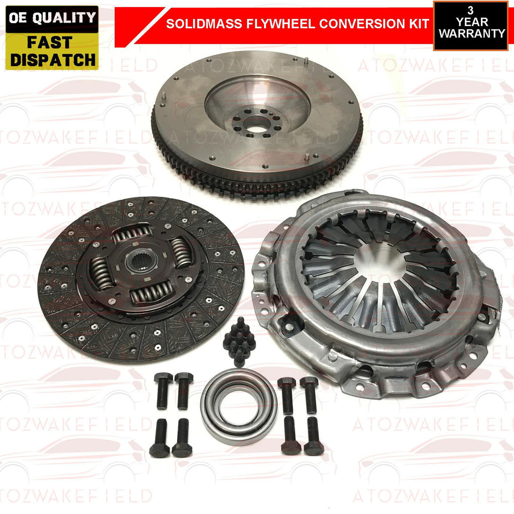 FOR NISSAN NAVARA NP300 PATHFINDER 2.5 YD25 CLUTCH SOLID FLYWHEEL CONVERSION KIT