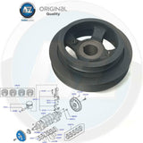 FOR NISSAN NAVARA PATHFINDER 2.5 CRANK CRANKSHAFT SHAFT PULLEY FAN BELT BELTS