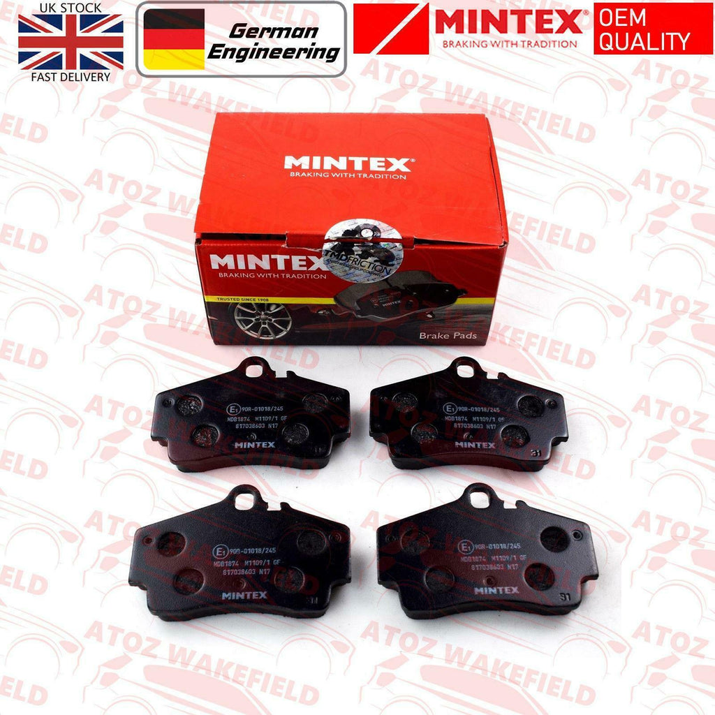 FOR PORSCHE 911 CARRERA 996 997 BOXSTER CAYMAN 986 987 REAR MINTEX BRAKE PADS