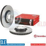 FOR RANGE ROVER 12-19 FRONT & REAR GENUINE BREMBO BRAKE DISCS 380mm 365mm FR RR