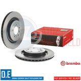 FOR RANGE ROVER 12-19 FRONT & REAR GENUINE BREMBO BRAKE DISCS 380mm 365mm FR RR