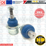 FOR RENAULT CLIO 197 200 MEGANE MK3 RS SPORT TOP AND BOTTOM HUB BALL JOINT PIVOT