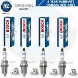 FOR RENAULT CLIO SPORT 2.0 16V 182 169 179 BOSCH DOUBLE PLATINUM SPARK PLUGS X4