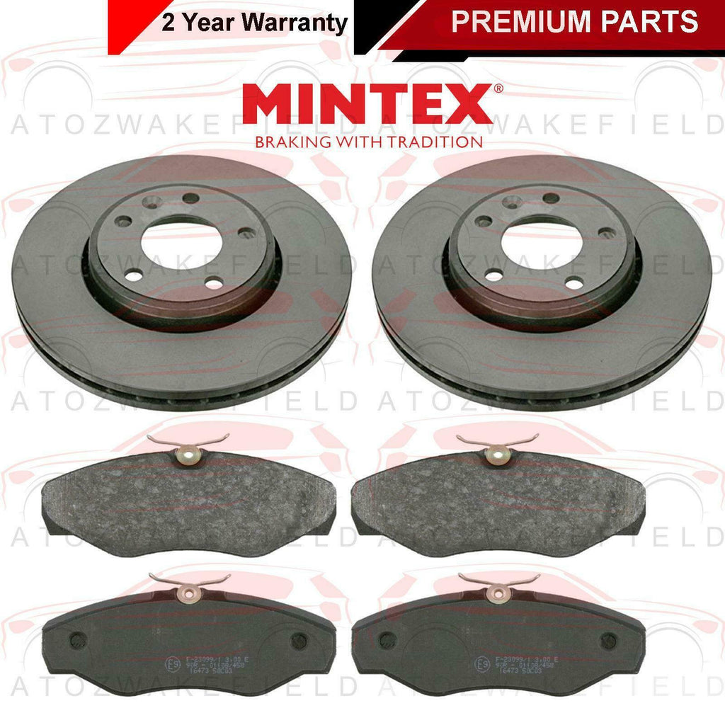 FOR RENAULT TRAFFIC VAUXHALL VIVARO FRONT MINTEX BRAKE DISCS PADS SET 305mm