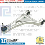 FOR RENAULT TWINGO RS WIND FRONT LOWER LEFT SUSPENSION WISHBONE CONTROL ARM LH